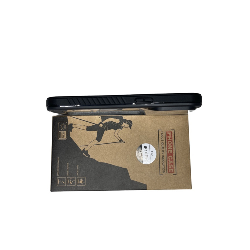 iPhone 14 Pro Case Black FS Military STD Drop Tested - Picture 6 of 9